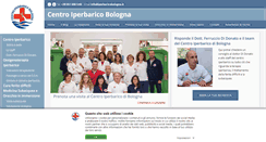Desktop Screenshot of iperbaricobologna.it